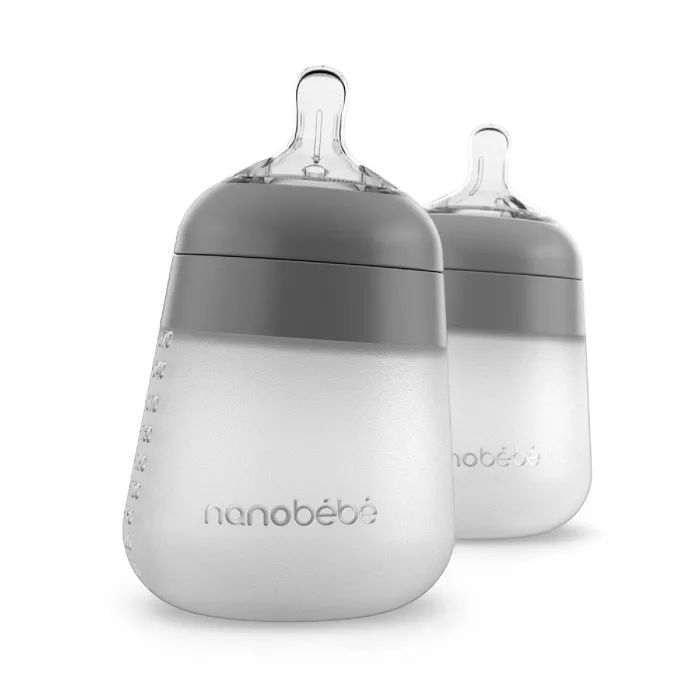 nanobebe Silicone Baby Bottle Set - 9oz | Target