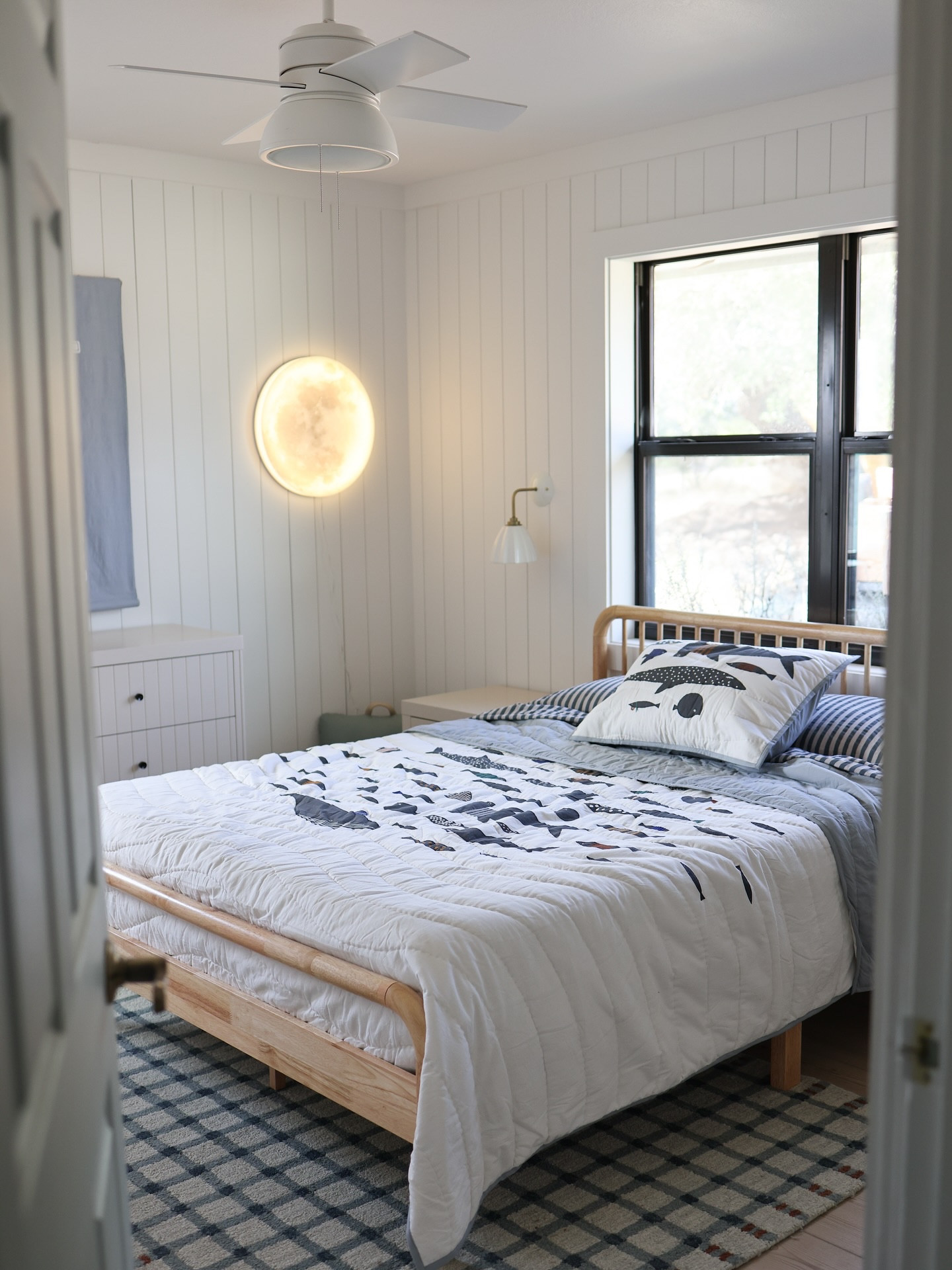 Our first completed room in the remodel… and the boys are SO excited 🥹🤍
It turned out even sweeter than I imagined.

All the furniture is @storkcraft — we used them in Quinn’s nursery, so having their pieces here again feels like such a full-circle moment.

Pieces we used:
– Porto Queen Bed
– Kyoto 6-Drawer Dresser
– Santorini Nightstands

#storkcraft #boysroom #twinboys #boysbedroom

#LTKHome #LTKSaleAlert #LTKKids