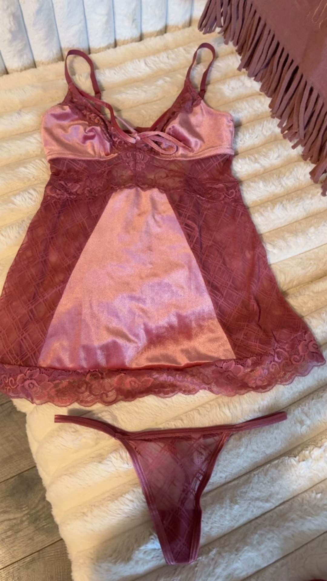 Mentionable pink lingerie set 

#LTKGiftGuide #LTKCyberWeek #LTKHoliday