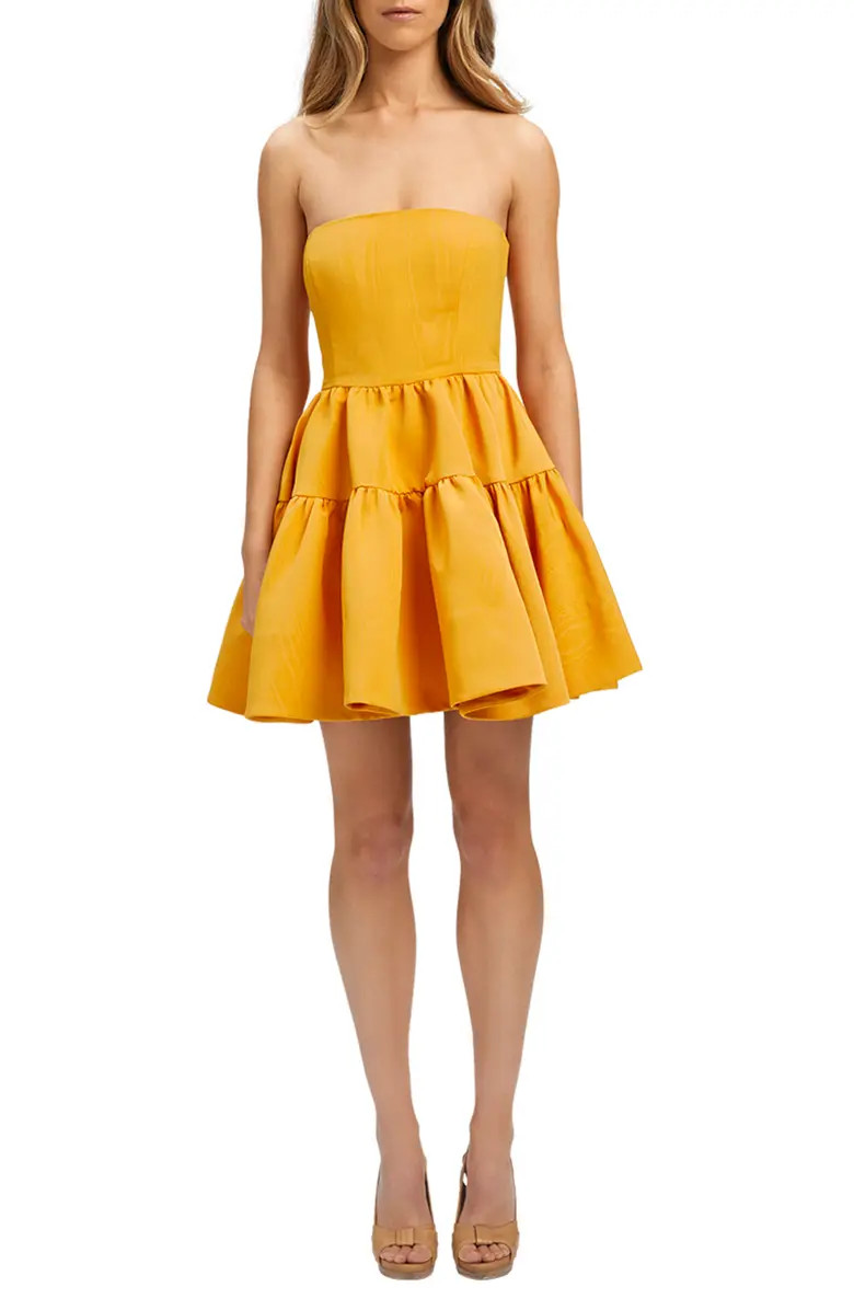 Strapless Babydoll Minidress | Nordstrom