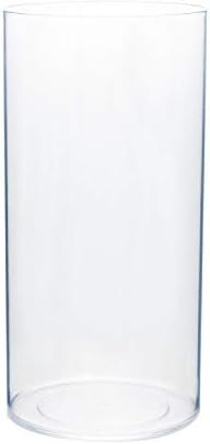 Flower Vase Acrylic Cylinder - Decorative Centerpiece for Home or Wedding - Non Breakable Plastic... | Amazon (US)