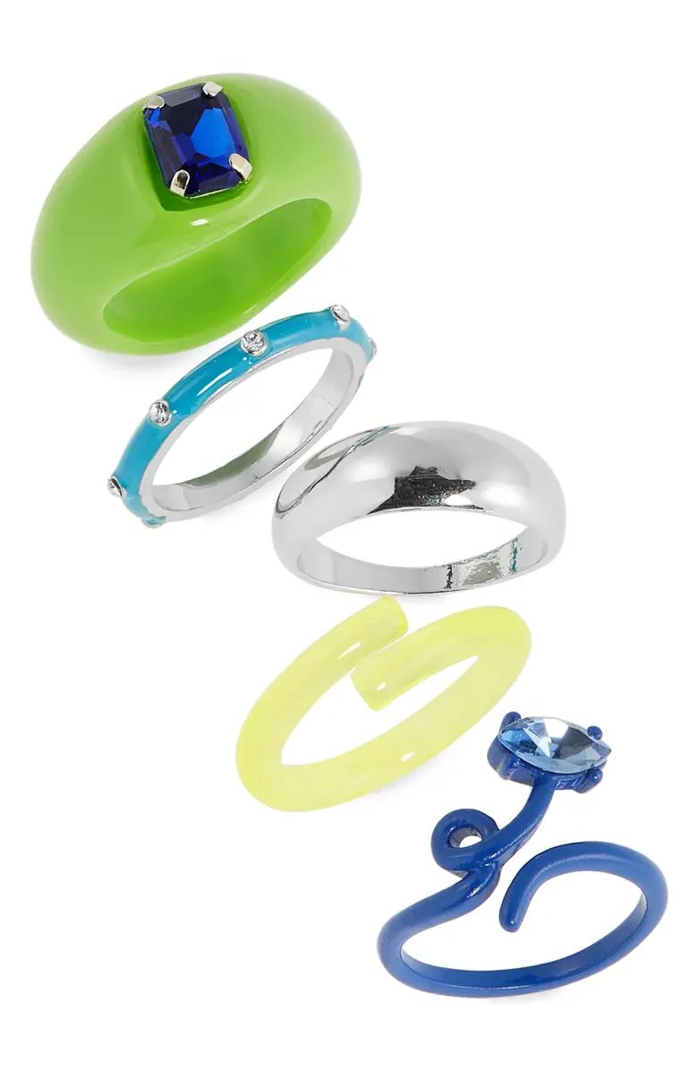 BP. Assorted 5-Pack Rings | Nordstrom | Nordstrom