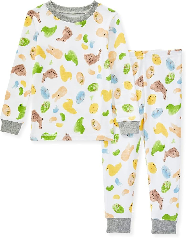 Burt's Bees Baby Baby Boys' Pajamas, Tee and Pant 2-Piece Pj Set, 100% Organic Cotton | Amazon (US)