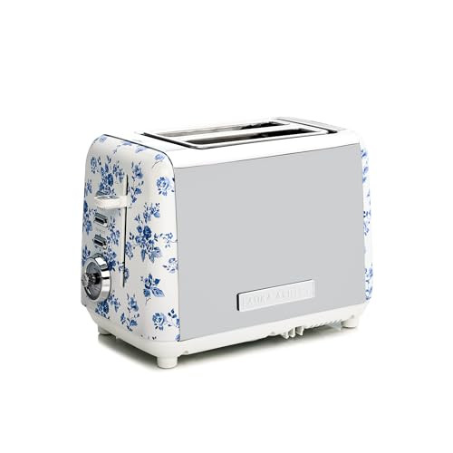 VQ Laura Ashley Stainless Steel 2 Slice Toaster China Rose | Amazon (US)