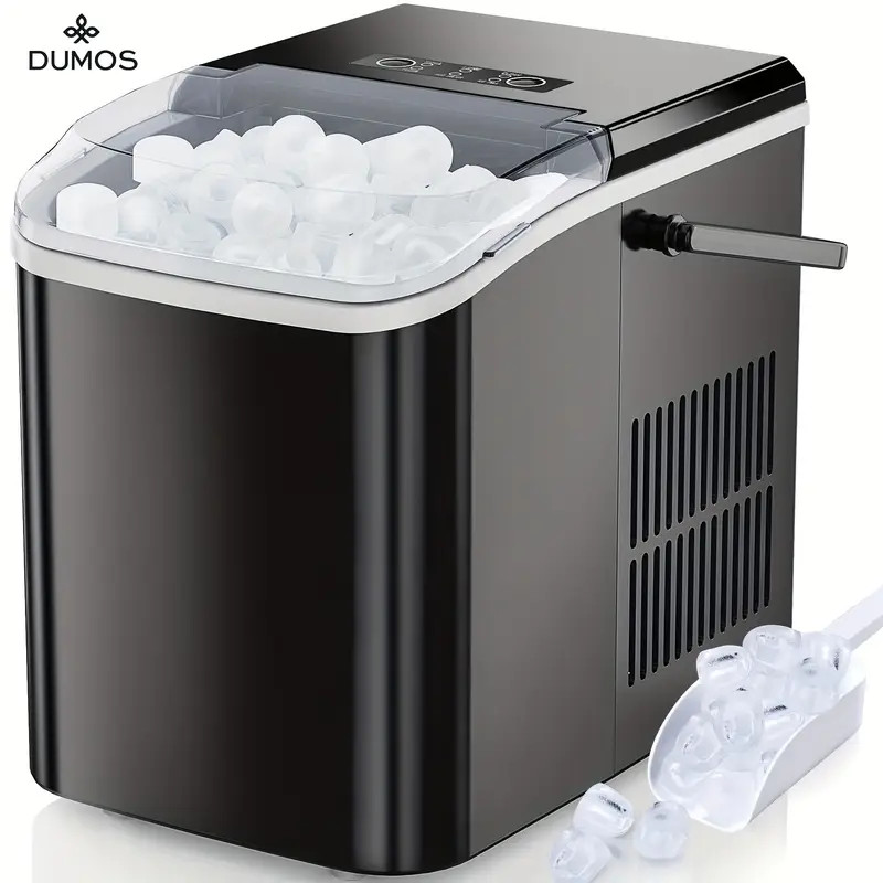 Ice Maker Countertop Produces 9 Bullet Ice Cubes In 6 - Temu | Temu Affiliate Program