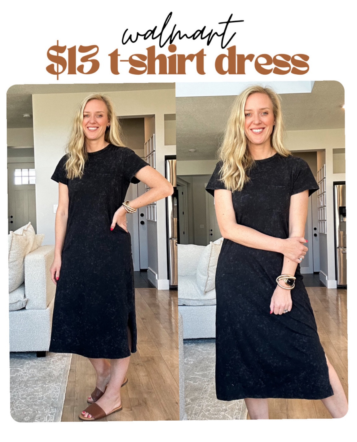 Walmart $13 tee shirt dress. Size medium. Runs true to size 

#LTKfindsunder50 #LTKSeasonal #LTKsalealert