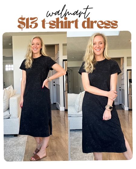Walmart $13 tee shirt dress. Size medium. Runs true to size 

#LTKfindsunder50 #LTKSeasonal #LTKsalealert