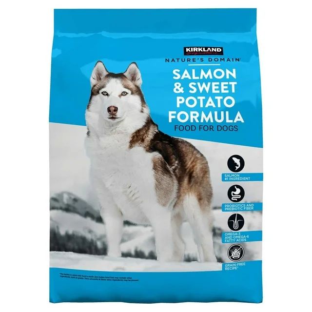 Kirkland Signature Nature’s Domain Salmon Meal & Sweet Potato Dog Food 35 lb. | Walmart (US)