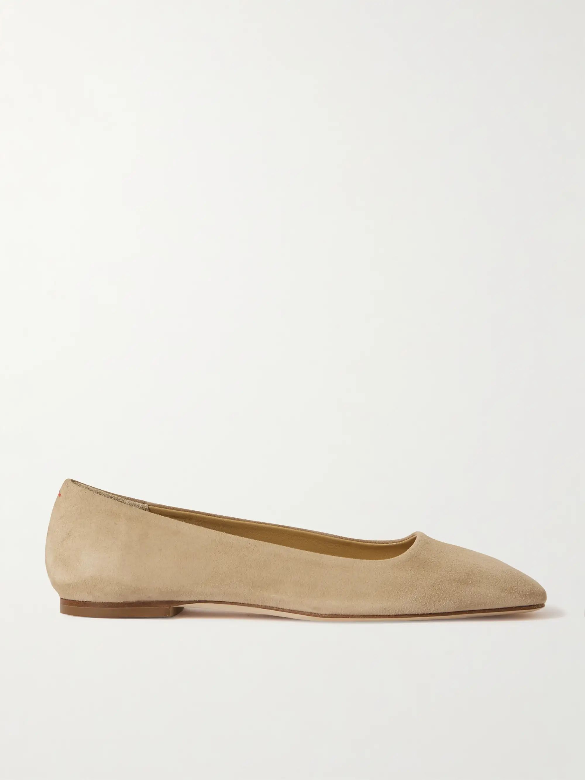 AEYDE Ida suede ballet flats | NET-A-PORTER | NET-A-PORTER (US)