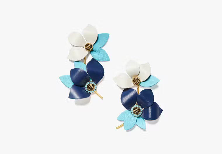 Flower Power Leather Earrings | Kate Spade (US)