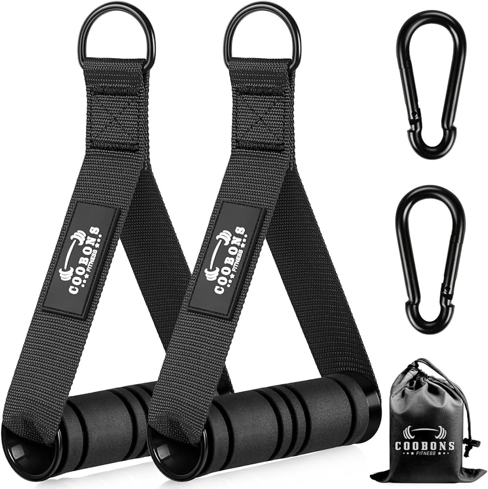 Heavy Duty Exercise Handles, Gym Handles for Cable Machine Attachment, Grip Gym Equipment, Resist... | Amazon (US)