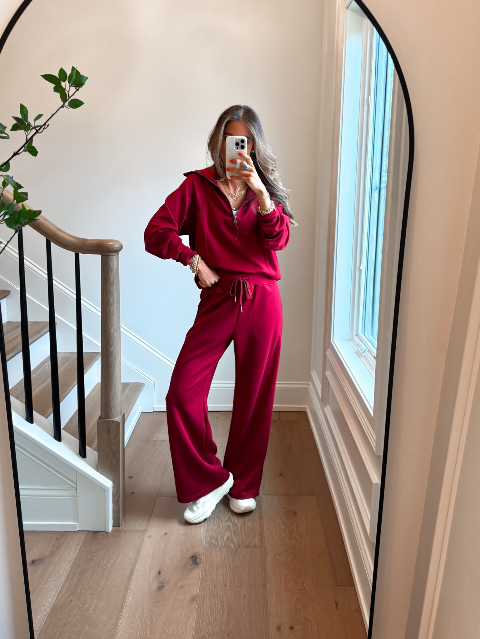 Wearing a xsmall two piece set. Super soft!  

#LTKootd #LTKTravel #LTKSaleAlert