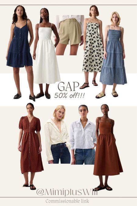 GAP dresses, shorts, and business casual tops 50% off this weekend!!

Memorial day sales, petite fashion

#LTKFindsUnder50 #LTKSaleAlert #LTKSeasonal