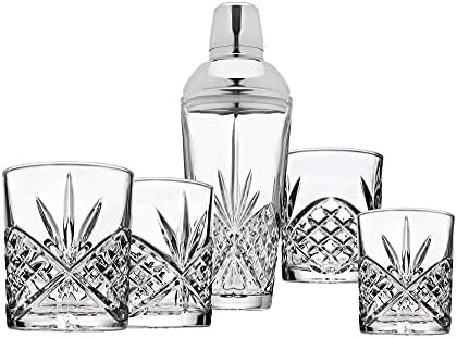 Dublin Cocktail Martini Shaker with Old Fashioned Glasses Barware Set | Amazon (US)