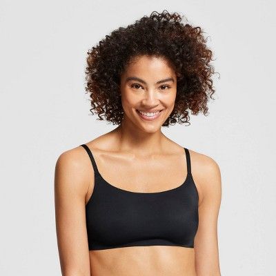 True & Co. True Everybody Women's Adjustable Strap Scoop Neck Bra | Target