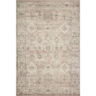 LOLOI II Hathaway Java/Multi 5 ft. x 7 ft. 6 in. Traditional 100% Polyester Pile Area Rug HATHHTH... | The Home Depot
