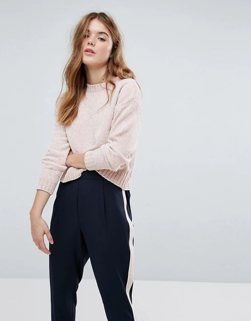 New Look Chenille Crop Sweater | ASOS US