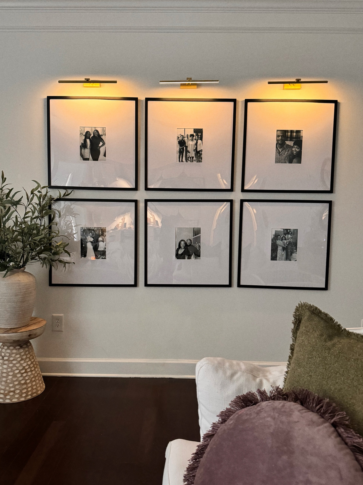 DIY gallery wall. This was very affordable and less the half the price custom frames 

#LTKHoliday #LTKHome #LTKStyleTip