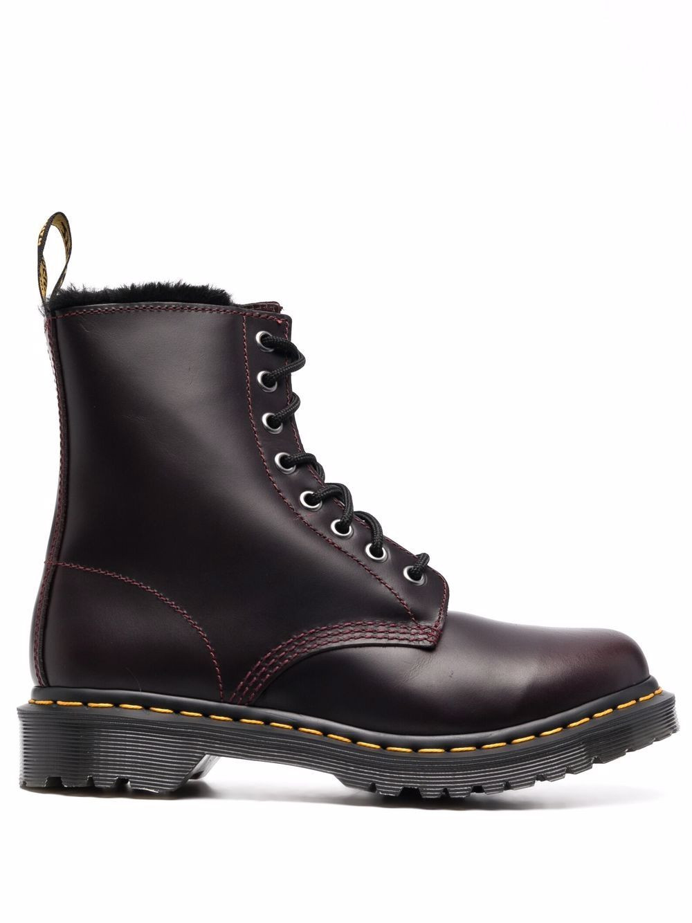 Dr. Martens Serena 1460 leather boots - Red | Farfetch Global