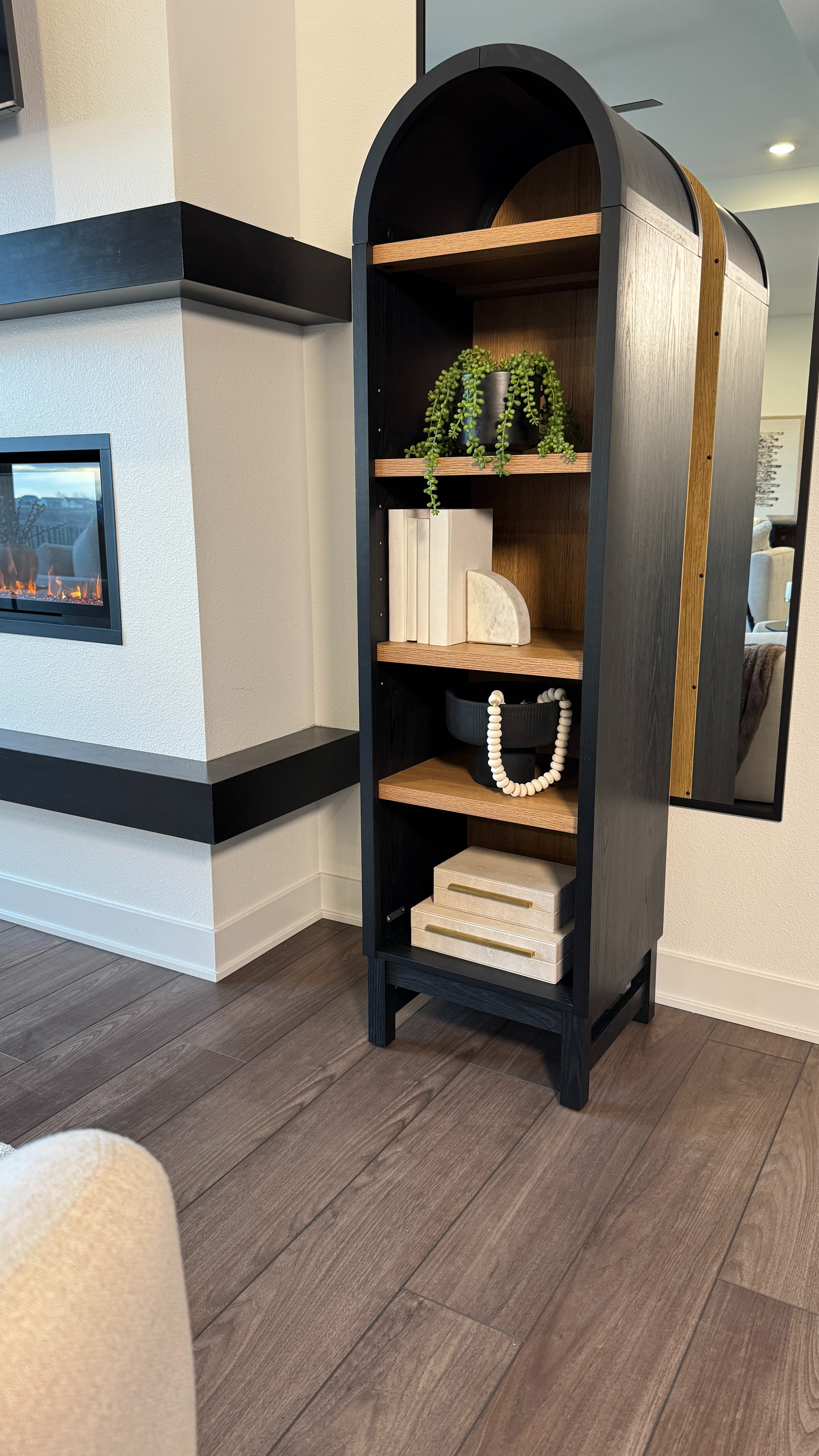 My bookshelf is finally back in stock at Walmart and it’s under $200 — such a good find for styling any space 🤍  Love adding little pieces like faux plants, stacking boxes for storage, white wood beads and more! 

 #LTKHome