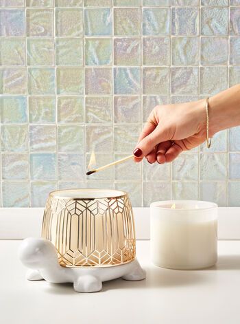 Ceramic & Gold Turtle


3-Wick Candle Holder | Bath & Body Works