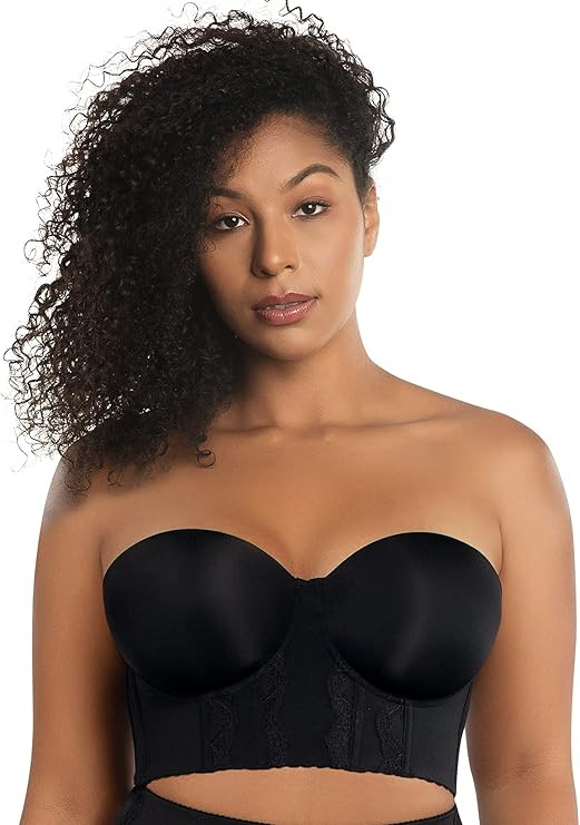 PARFAIT Elissa P50116 Women's Full Bust and Full Figure Strapless Longline Bra | Amazon (US)