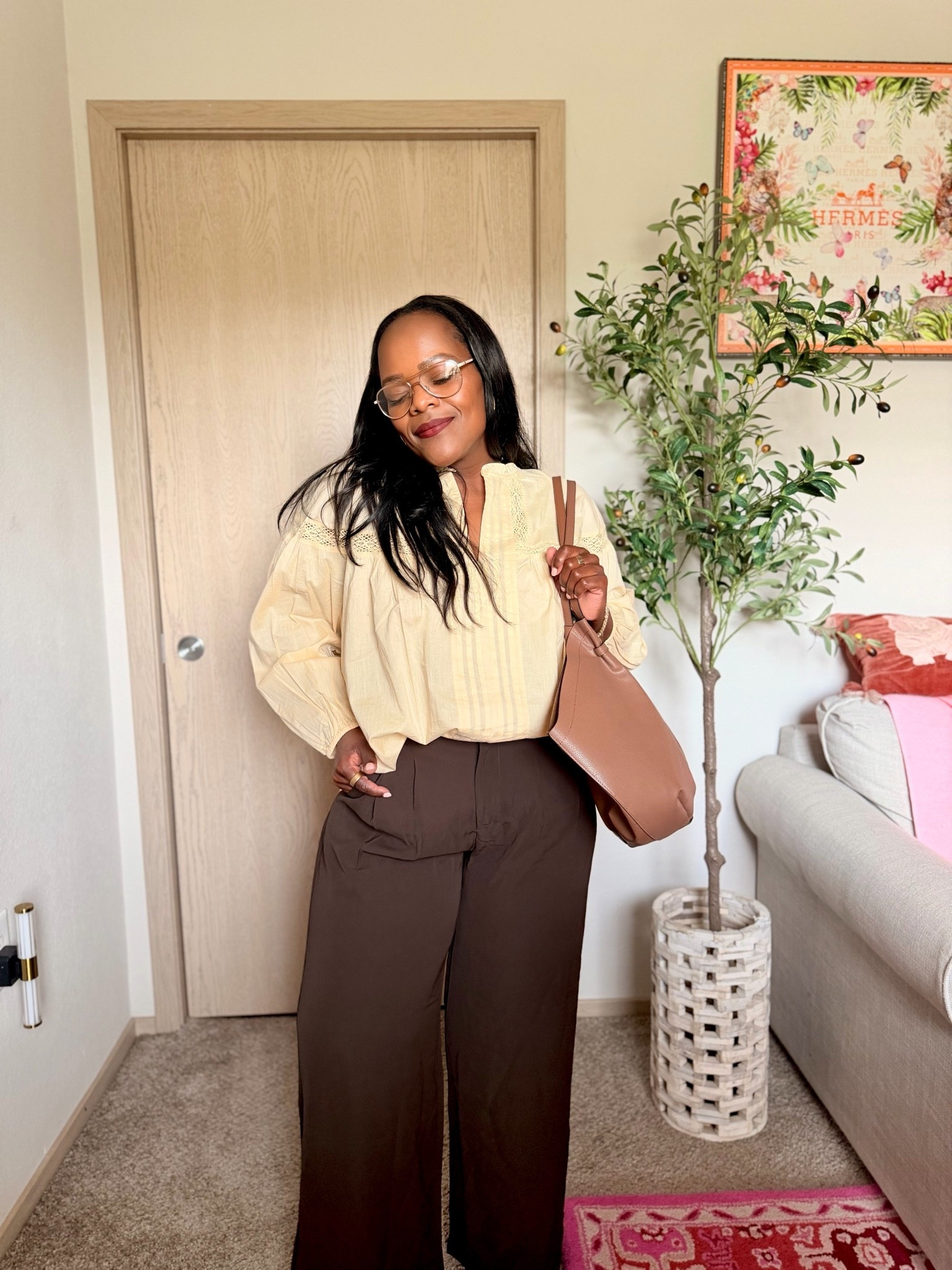 Butter yellow blouse from LOFT

#LTKootd #LTKWorkwear #LTKSaleAlert