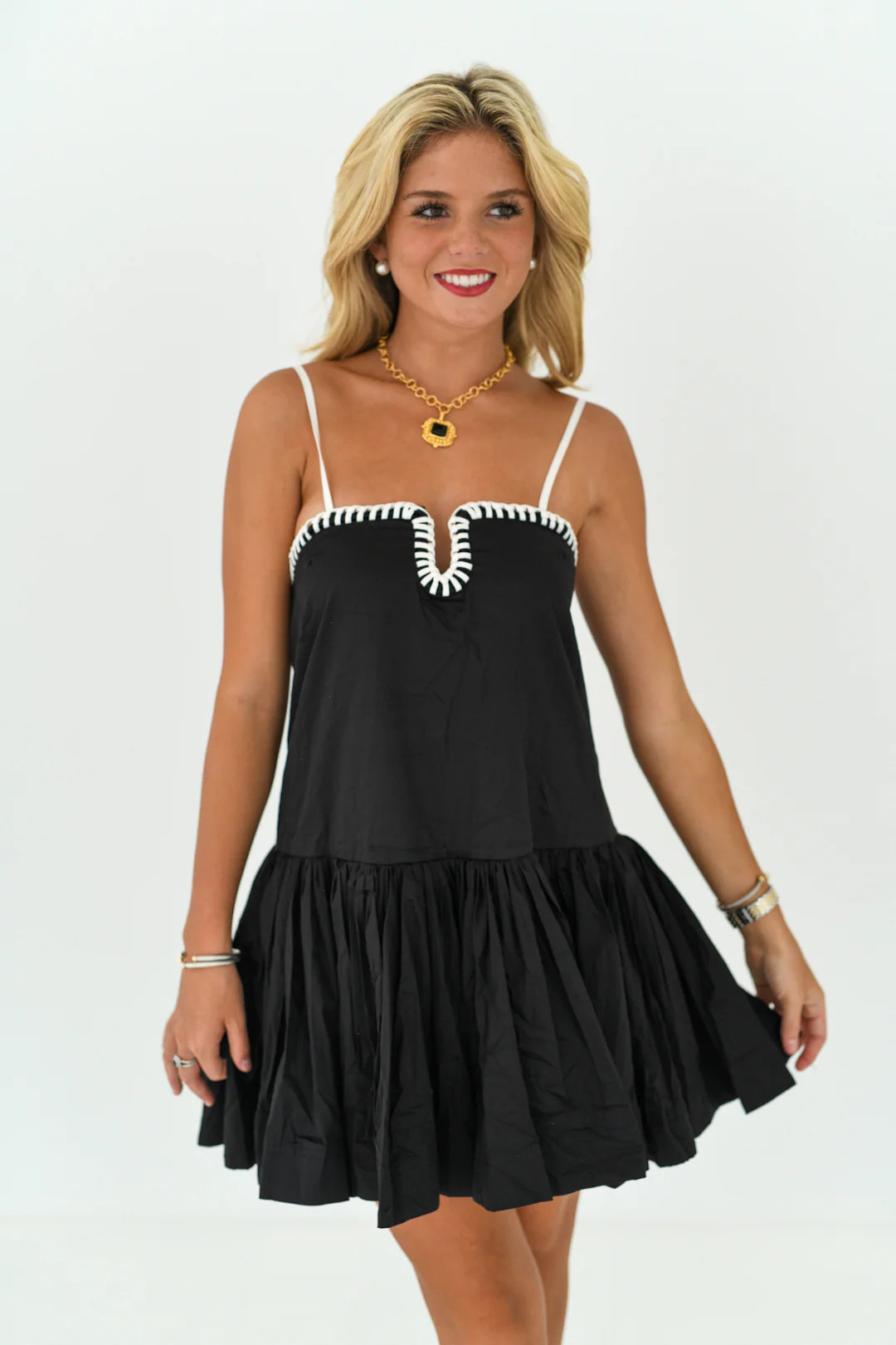 Kylie Sweetheart Dress - Black | Fancyd Boutiqe