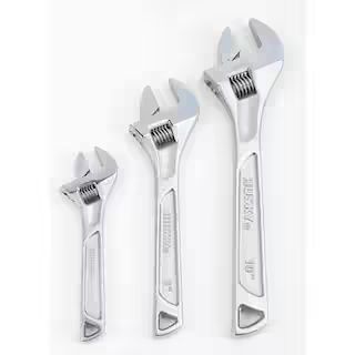 Husky Adjustable Wrench Set (3-Piece) 99886 - The Home Depot | The Home Depot