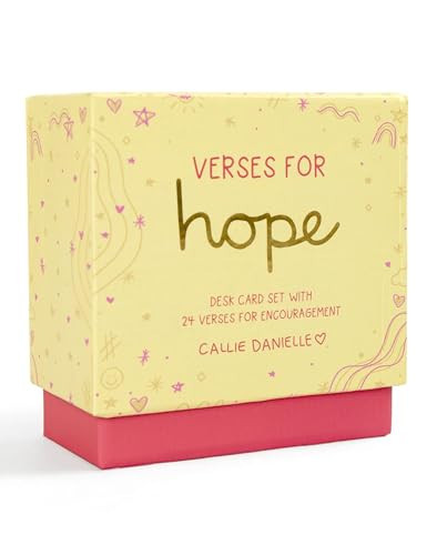 Callie Danielle Bible Verses for Hope Card Set With Acrylic Block Stand, Scripture Cards for Encouragement, Inspirational Daily Affimation Cards, Gifts for Christian Women, Faith Based Gifts | Amazon (US)