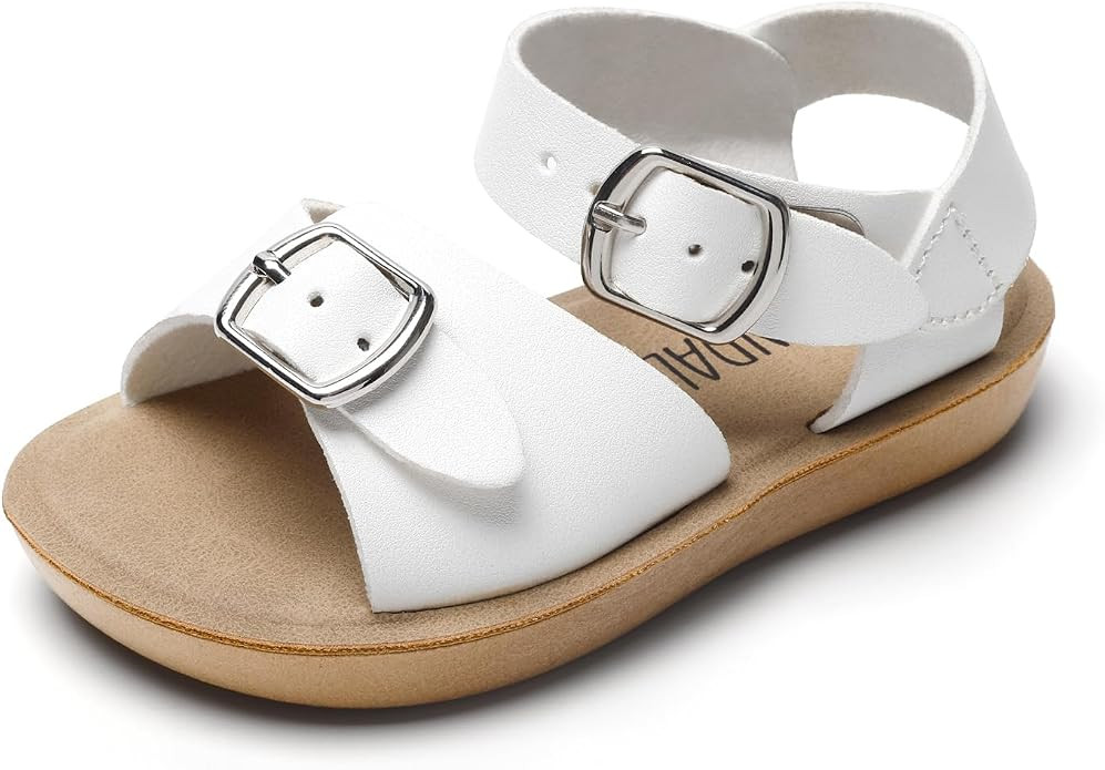 Summer Sandals w Double Buckle for Toddler Girls/Boys | Amazon (US)