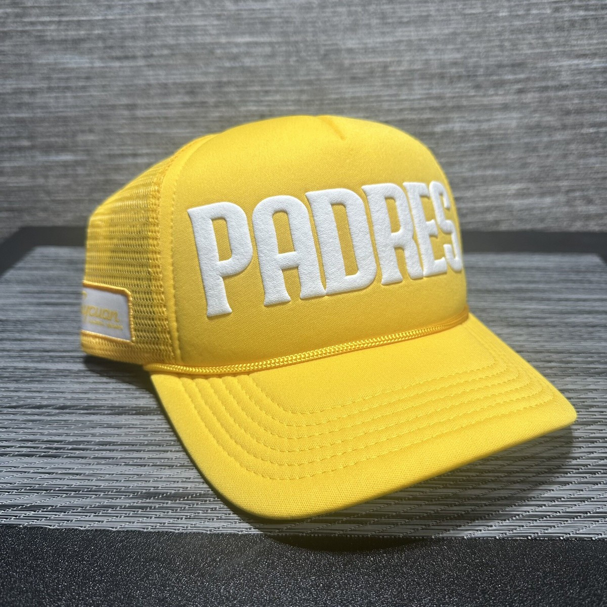 San Diego Padres 2025 Opening Series Trucker Yellow Hat Giveaway 3/28/25 | eBay US