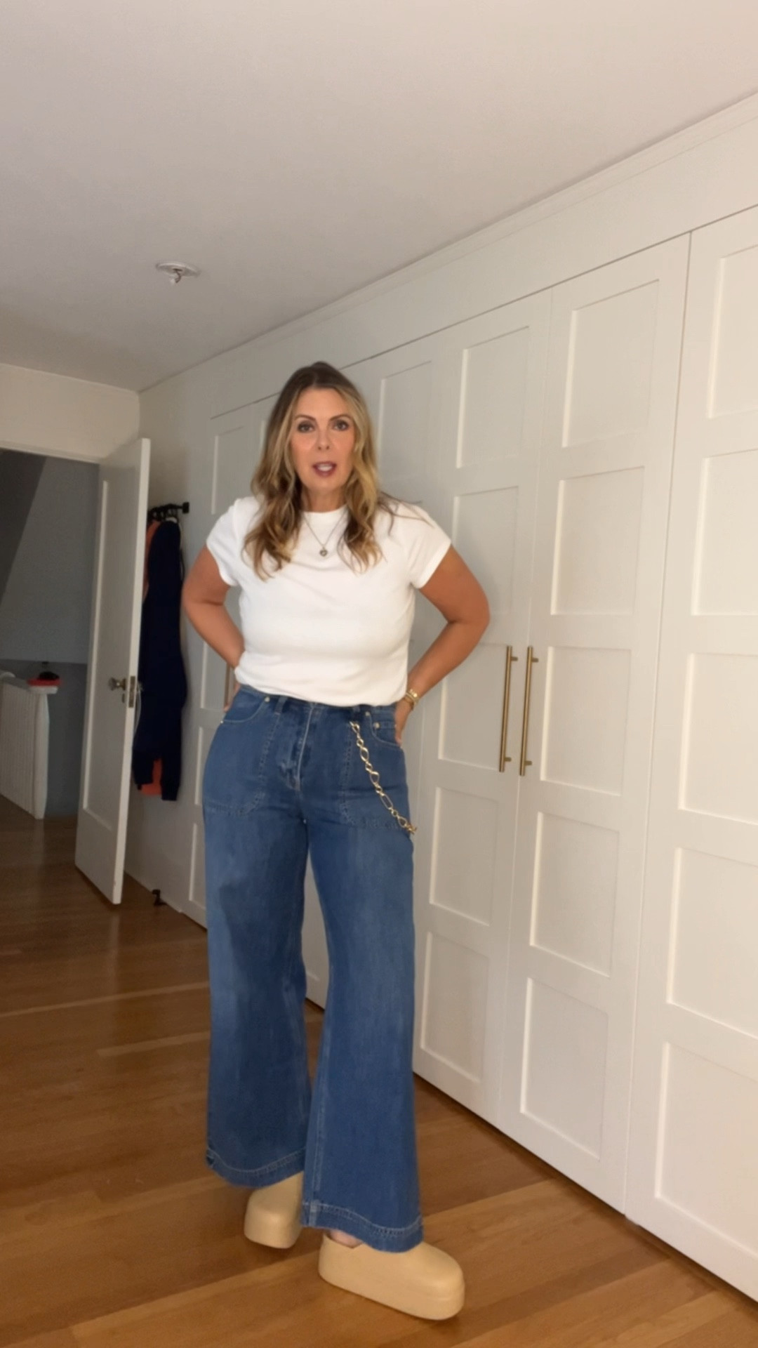 The cold Gaia, X gap jeans and cargo are to die for 

#LTKMidsize #LTKVideo #LTKOver40