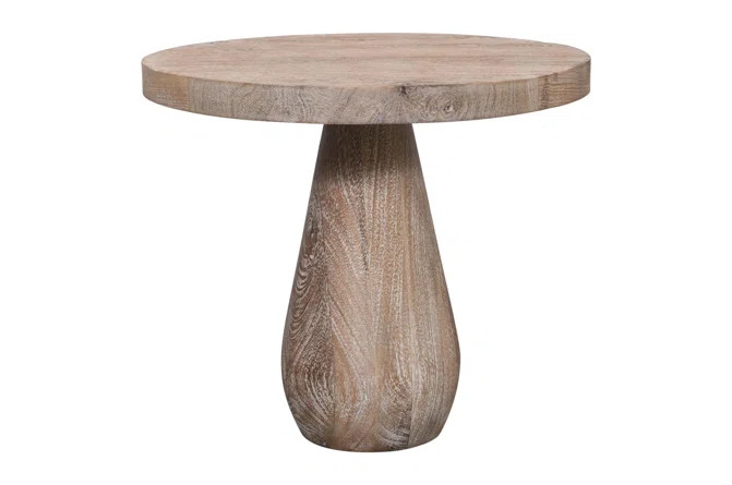 16.5'' Tall Solid Wood Pedestal End Table | Wayfair North America