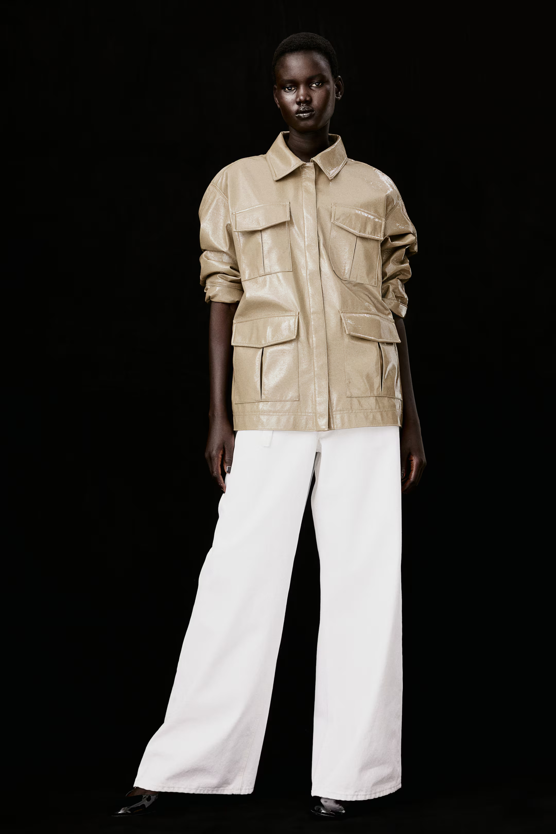 Wide-Leg Belted Jeans | H&M (US + CA)