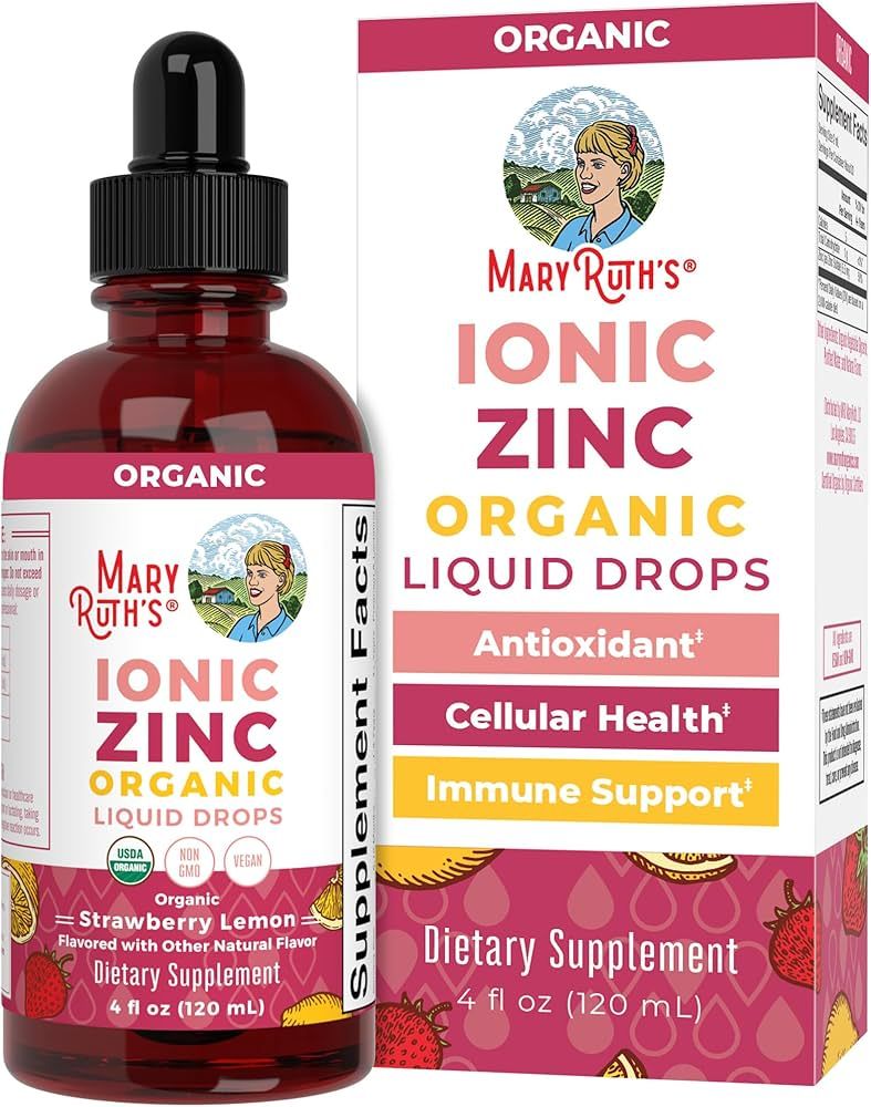 MaryRuth Organics Strawberry Lemon Ionic Zinc, 4 FZ | Amazon (US)