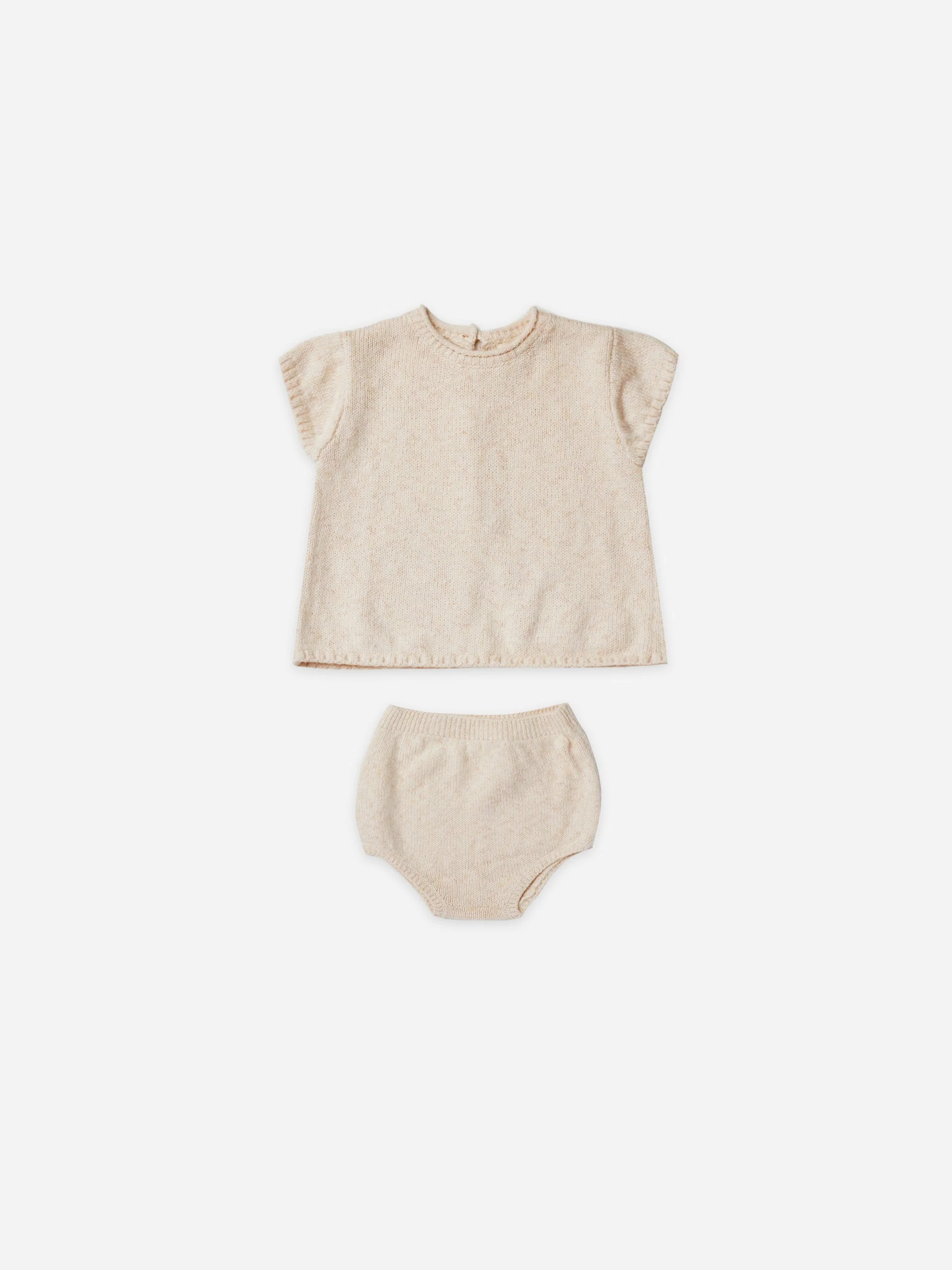 Penny Knit Set | Natural Heather | Rylee + Cru