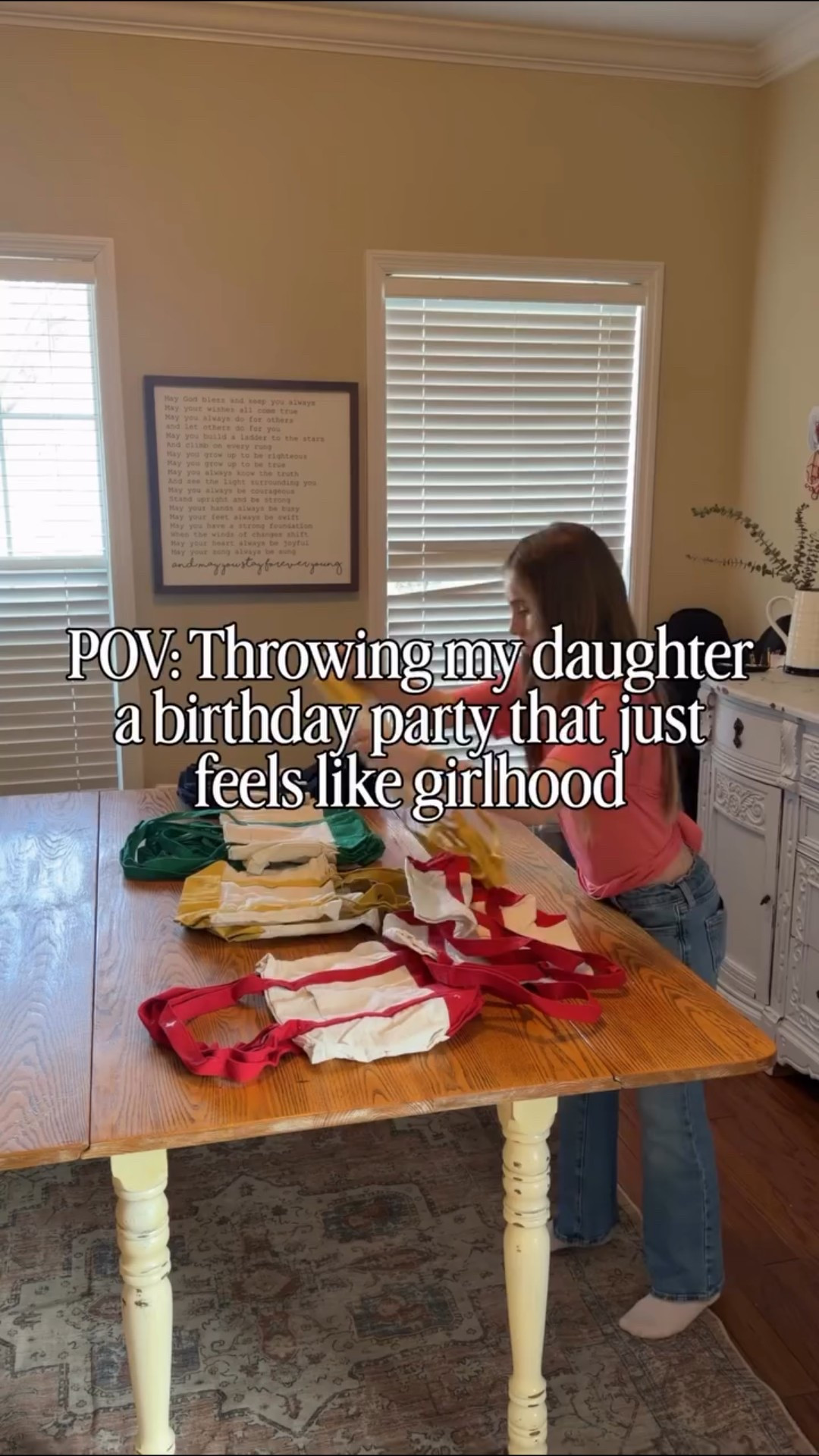 This year Reagan wanted a pajama party with junk food, a craft, personal pizzas, and dancing. 

Decor: I kept it simple with flowers, streamers, and a hand painted banner

Personal Pizzas: Each girl got a ball of dough and toppings. They made their own and Eric cooked them all in the pizza oven. (He said he will never do this many again in a row, so plan on using the regular oven. 

Craft: I ordered small canvas tote bags, patches, and lapel pins. Each girl picked a bag and decorated it. My friend was there and helped me iron all the patches on

Junk food: The R is from hobby lobby and I have used it 3 years in a row now. Such a fun and easy way to make a candy bar. 

 & dancing was everyones favorite part

#LTKmomlife #LTKKids #LTKfoodie