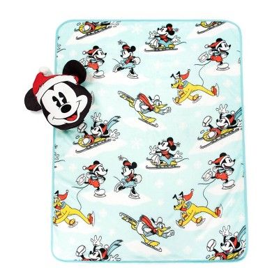 Disney Mickey Squishy Face Nogginz Kids' Throw Pillow Set | Target