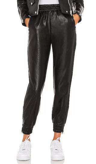 Rinah Leather Jogger Pant | Revolve Clothing (Global)