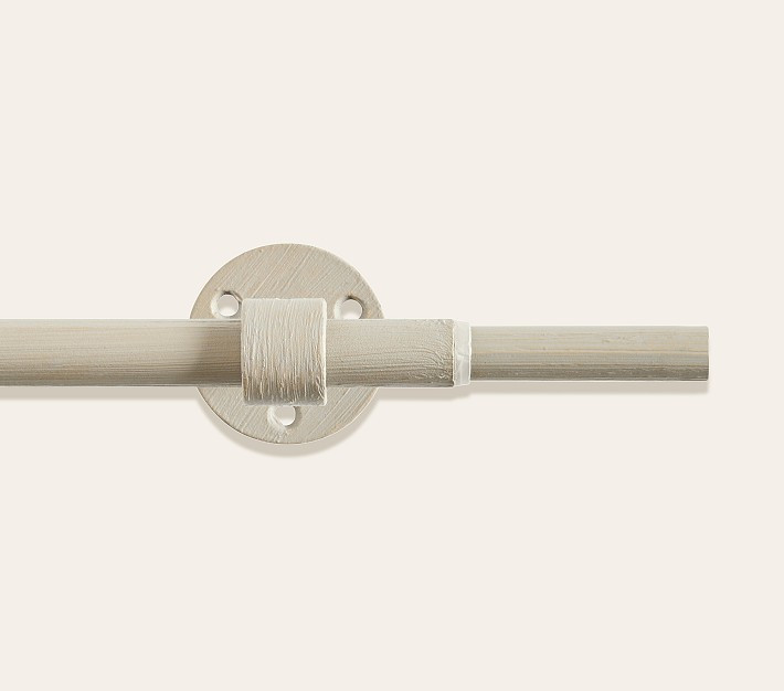 Classic Brushed Fog Rod &amp; Finials | Pottery Barn Kids