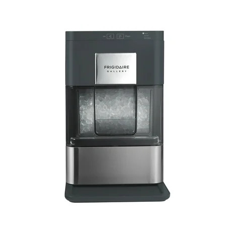 Frigidaire Nugget Ice Maker EFIC256, Countertop Nugget Ice Machine with Transparent Window, Nugget Ice Maker with 44 lbs. Capacity, Auto Self Cleaning Ice Maker Machine, Black | Walmart (US)