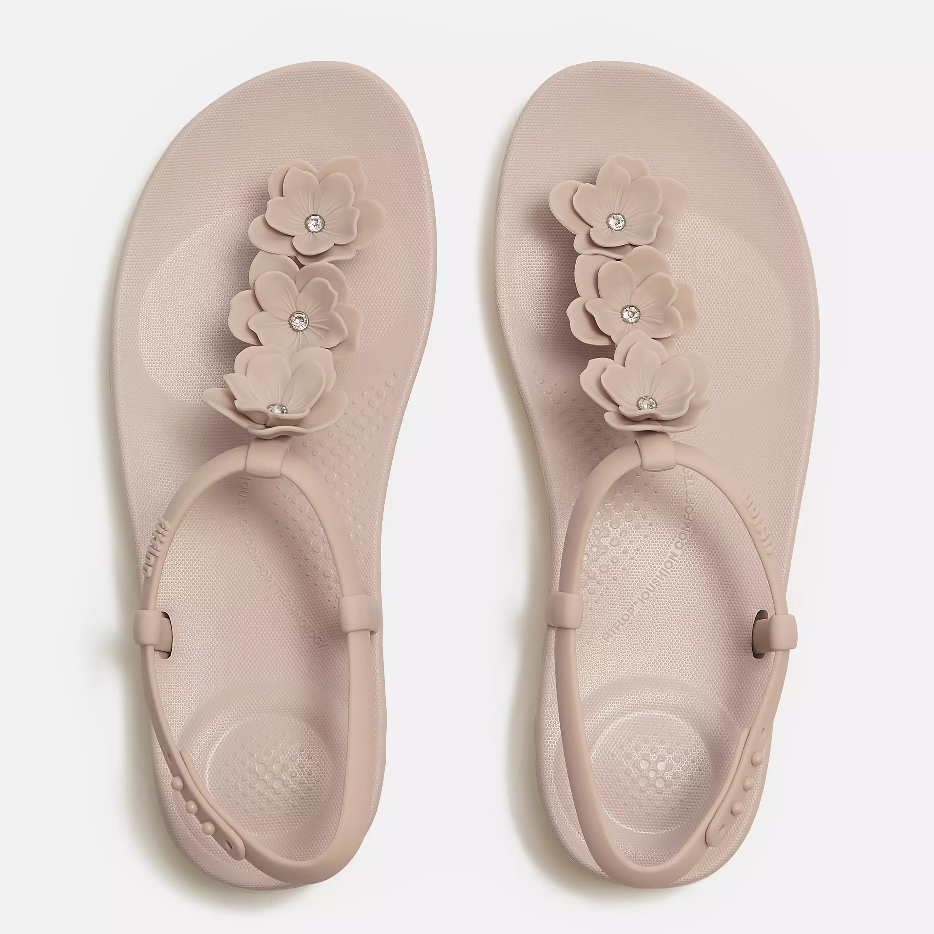 IQUSHION Splash Flower T-Bar Sandals | FitFlop (US)