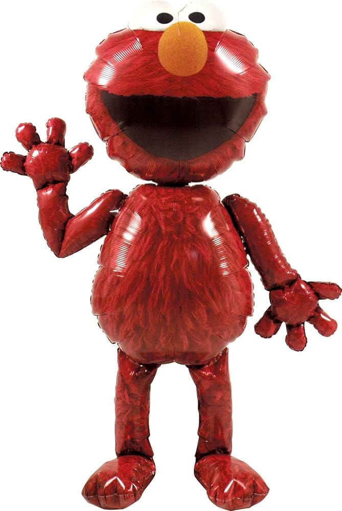 Mayflower Distributing Elmo AirWalker 54" Foil Balloon,Red,Supersize | Amazon (US)