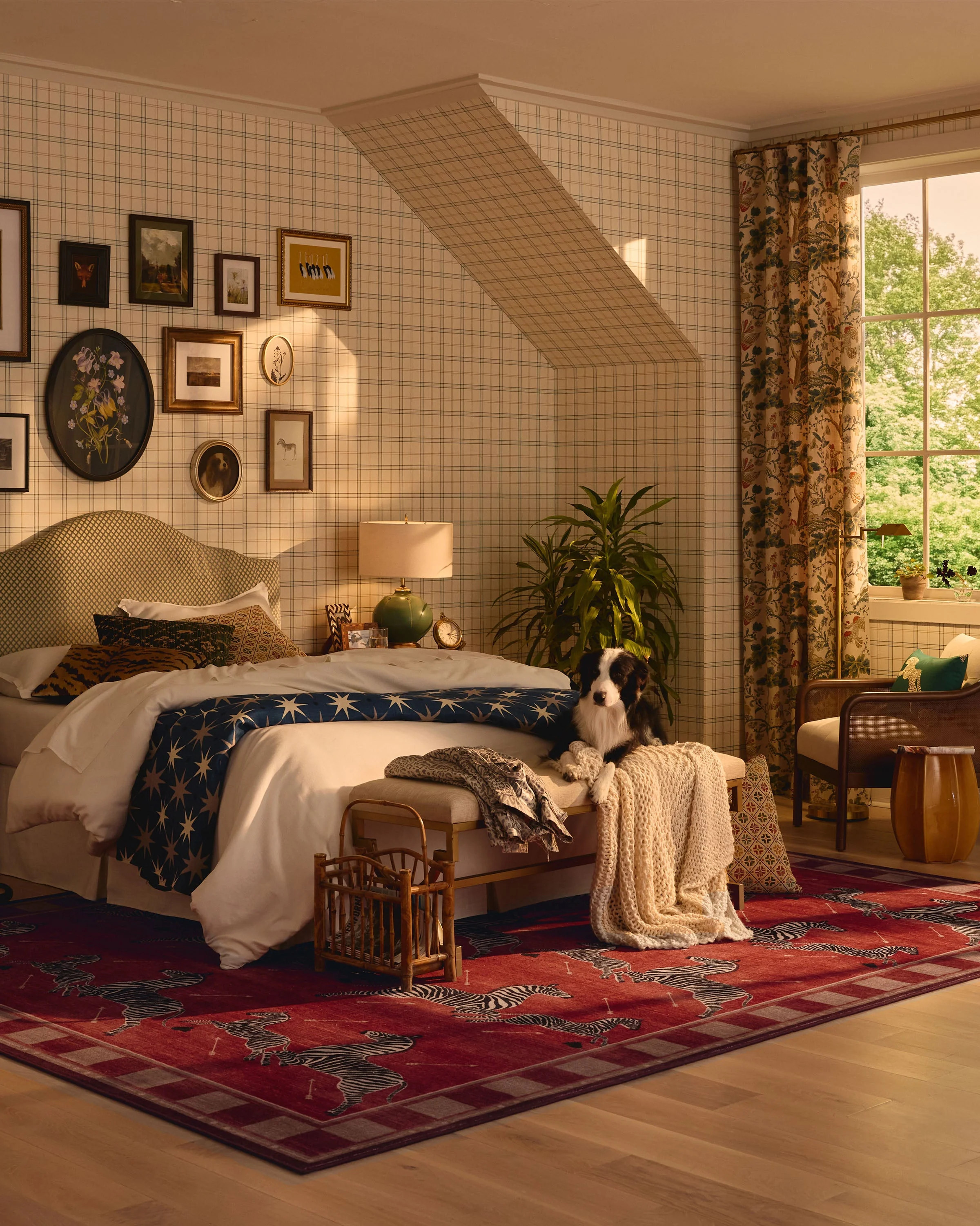 Zebras Red Rug | Ruggable