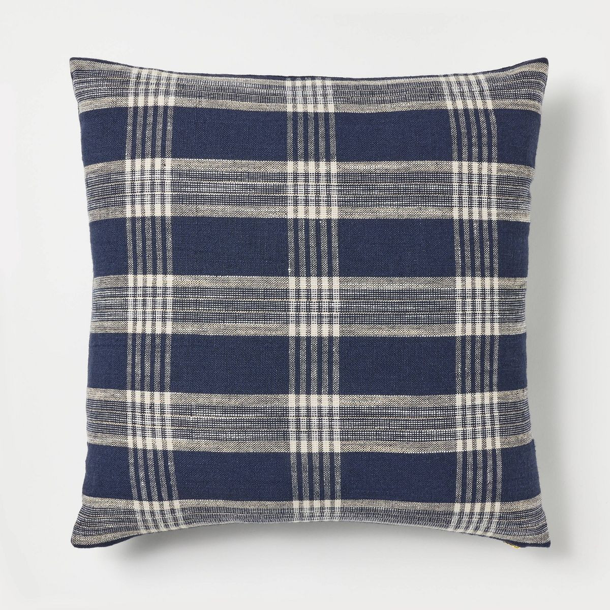 Woven Plaid Square Throw Pillow with Zipper Pull - Threshold™ designed with Studio McGee | Target