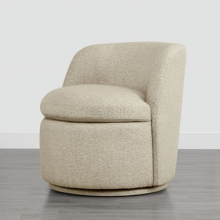 CHITA Swivel Accent Chair Armchair, Round Barrel Chairs in Fabric for Living Room Bedroom, Boucle... | Walmart (US)