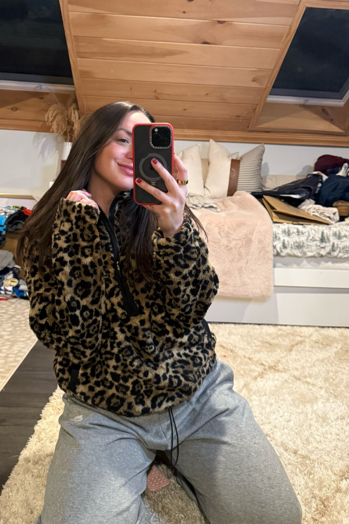 Walmart find. Animal print. 2025 spring. 2025 trend. Fleece. Sweatshirt. Travel outfit. Animal kingdom outfit. 

#LTKFindsUnder50 #LTKGiftGuide #LTKFindsUnder100