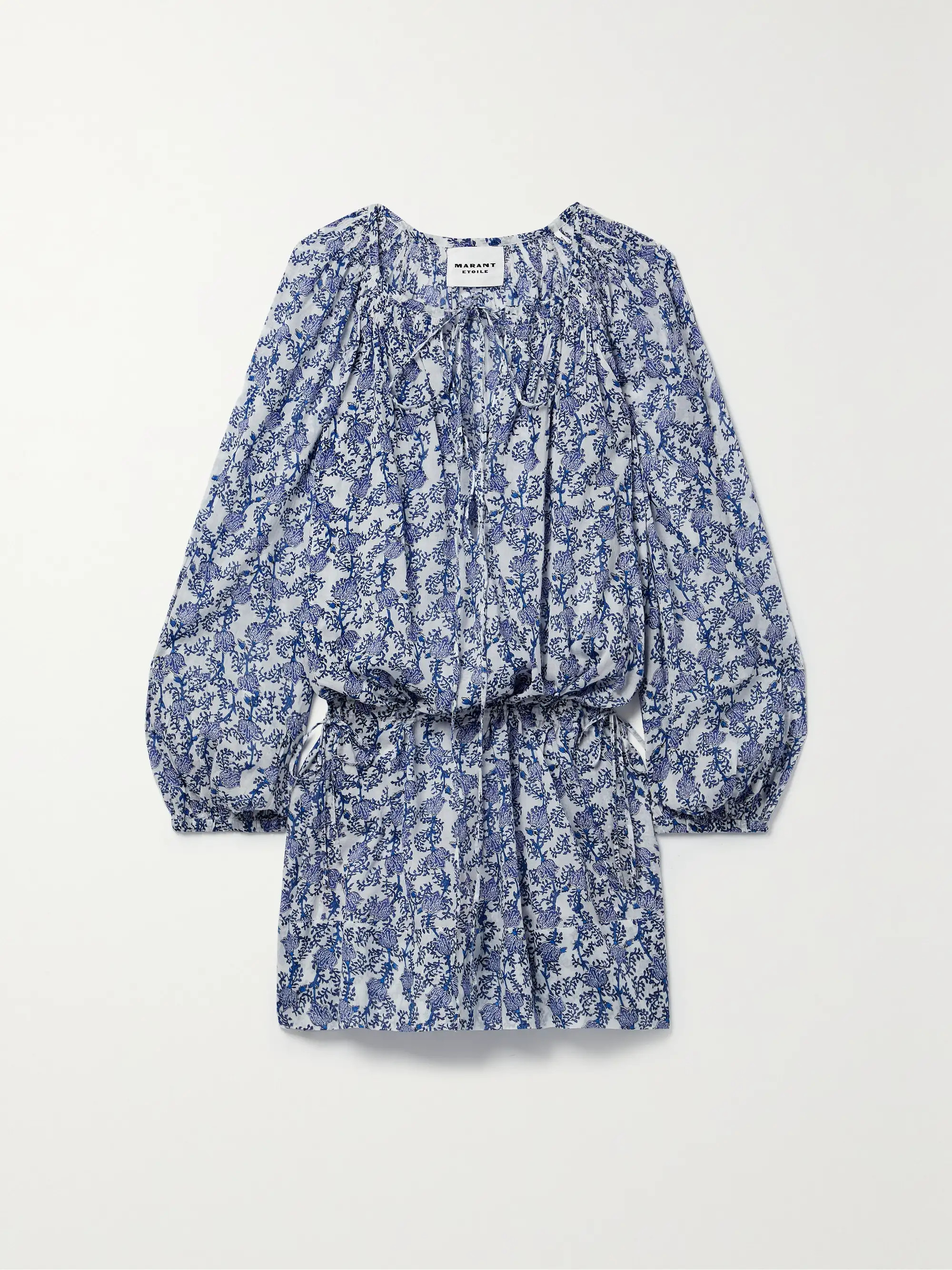 Parsley floral-print cotton-voile mini dress | NET-A-PORTER (US)