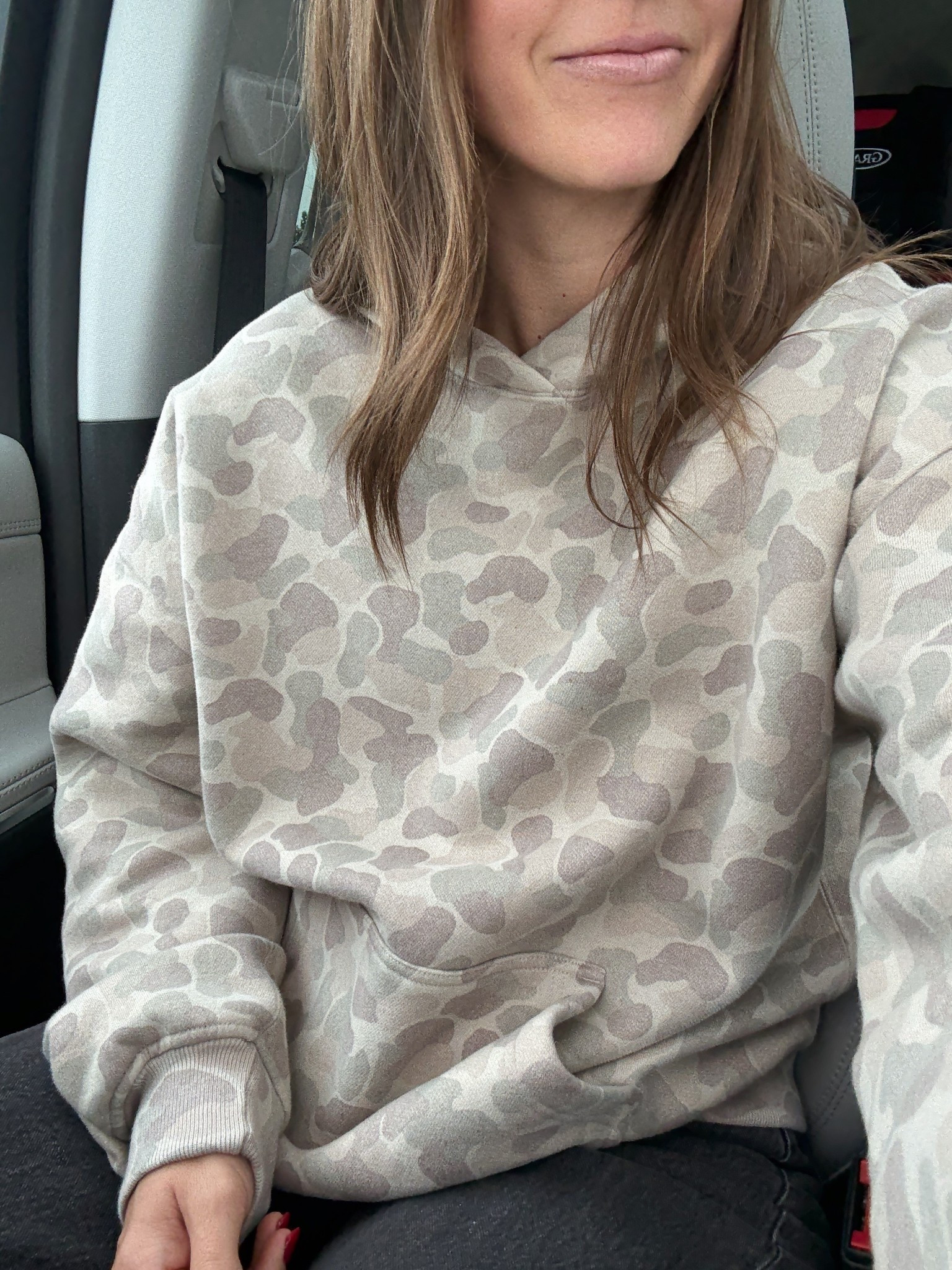 This is hands down my favorite hoody and it’s on sale! Comes in a ton of colors (I’m wearing a S). Super soft, even after a ton of washes  

#LTKootd #LTKSaleAlert